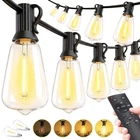 100FT Outdoor Lighting String Led Waterproof Shatterproof Bulb Dimmable Lights New. Price: $46.99.