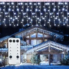 32.8FT Icicle Lights, Christmas Outdoor With 400LED 75 Drops, IP65 Waterproof... New. Price: $39.10.