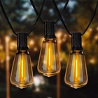 Newpow Outdoor String Lights 66FT With Led Filament Bulbs 40+2(SPARE) Dimmabl.... Price: $54.53.
