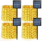 Qitong Solar Fairy Lights, 4 Pack Each 33FT 100 Led Warm White Christmas Ligh... New. Price: $34.32.