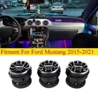 2015-2023 Ford Mustang Turbo Air Ac Vent W/ 64-COLORS Led Ambient Light 3PCS New. Price: $121.60.