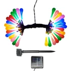 Lumabase Solar Powered Crystal Water Drop String Lights - Multicolor New. Price: $26.54.