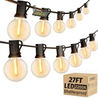 Ohlux Outdoor String Lights, 27 Ft G40 Globe Led Patio With 13 Dimmabl... New. Price: $22.27.