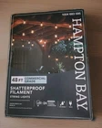 Hampton Bay Shatterproof Filament String Lights 48FT Commercial Grade 24 Bulbs New. Price: $22.50.