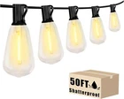 Daybetter 50FT Patio String Lights, ST38 Globe Led Outdoor With Edison New. Price: $29.98.
