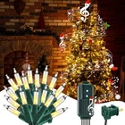 Enhon 300 Bulbs Musical Christmas Lights, Xmas Tree Warm White New. Price: $51.46.