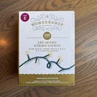 Wondershop Led Micro String Lights Multi White Indoor & Outdoor 100 Works Used. Price: $9.99.