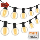 Outdoor String Lights, Led Patio Hanging With Waterproof G40 Globe Plast New. Price: $20.52.