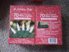 X2 Holiday Style 70 Indoor Outdoor Christmas Mini Lights Clear Bulbs Green Wire New. Price: $14.99.