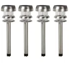 Pure Garden Solar Powered Stainless Steel Path Led Lights (4-PACK) New. Price: $12.99.