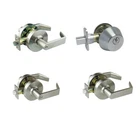 Heavy Duty Satin Chrome Grade 2 Commercial Door Locks Levers Handles Keyed Entry New. Price: $447.00.