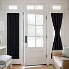 Nicetown Blackout French Door Curtains Panels 25X72 New. Price: $38.04.