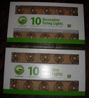 Two (2) String Lights - 10 Feet Set Decorative Indoor/outdoor New. Price: $19.99.