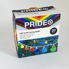 Target Pride String Lights 20 Rainbow Globe 15.8/17.3' Indoor/outdoor New. Price: $27.00.