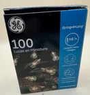 Ge String-a-long 100 Clear Miniature Lights Party Wedding Holiday Events 20.6' New. Price: $11.71.