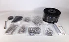 Globe String Light Suspension Hanging Kit, 400FT Coated Stainless Steel Wire Blk New. Price: $39.95.