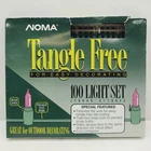 Noma 100 Clear Tangle Free String Light Set Flat Green Wire New. Price: $17.95.