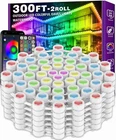 Fbz 300FT Permanent Outdoor Rgb Lights - IP67 Waterproof With Smart App Contr... New. Price: $87.09.