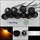 10 Tecniq Clear/ Amber 3/4" Led Bullet Lights Clearance Marker Trailer Truck Usa New. Price: $19.99.