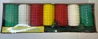 Vintage Patio Lanterns Capri Party, 7 Lights, Retro Blow Mold Set Usa 13 Ft Long New. Price: $84.98.