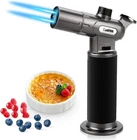 Professional Butane Cooking Torch With Dual Flame And Safety Lock For Home Chefs New. Price: $35.99.