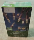 New Mainstays Mini String Lights Warm Outdoor White 100 Count Led 22.5 Ft 2700K. Price: $11.99.