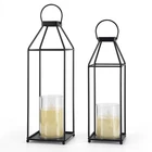 Lanterns Decorative Outdoor 2PCS Living Room Black Metal Lanter... New. Price: $43.35.