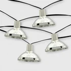 Threshold Round Hood Led Outdoor Solar String Lights 20 Ct *distressed Pkg Open. Price: $19.99.
