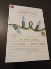 100CT Blue Lights Led Faceted Mini Hanukkah Christmas String Wondershop 20' New. Price: $19.88.