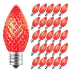 Minetom 50 C7 Led Christmas Lights Bulbs, Shatterproof For Outdoor & Indoor Use New. Price: $77.66.