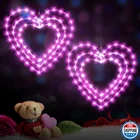 Illuminew Pack Valentine's Day Heart Window Lights, 8 Lighting Modes, 12 Inch. Price: $51.79.