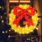 Outdoor Christmas Wreath Decoration - 24" Bright Led Lights ... New. Price: $163.78.
