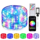 Hozplex Rope Lights Outdoor Color Changing, 49FT 150 Led Waterproof Fairy String New. Price: $51.71.