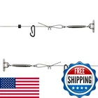 Gosports 30FT Adjustable Stainless Steel Wire Hanging Kit - Cable System New. Price: $45.97.