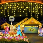 Heceltt Christmas Lights Outdoor, Ice 49FT, Warm White New. Price: $42.99.