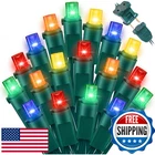 Lamphome 150 Led Multi-color Christmas Mini String Lights, Waterproof 120V New. Price: $49.35.