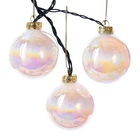 Kurt Adler UL1911 80MM Led Glass Ball Light Set, 6 New. Price: $77.44.