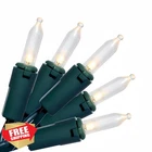 Jinbest 100 Led Warm White Green Wire String Lights 35FT Ul New. Price: $34.99.