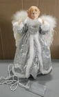 Silver Angel Christmas Tree Topper 12" Led Light Up Holiday New. Price: $14.75.