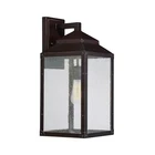 Savoy House Brennan 1LT 18" Outdoor Wall Lantern, Bronze/gold 5-344-213 New. Price: $244.80.