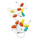 Vintage Noma Blow Mold Lanterns Patio Party Rv Camping String Lights 2 Strands Used. Price: $35.00.