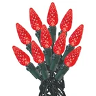 Hometown Holidays U10E405C Light Set, Christmas, 120 V, 4.8 W, 60-LAMP, Led, Red New. Price: $40.21.