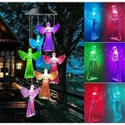 Color-changing Led Solar Powered Angel Wind Chime Lights Yard Garden Decor Us New. Price: $9.39.