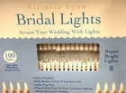 100 Clear Bulbs And White Wire Electric String Lights Bright- Bridal New. Price: $19.99.