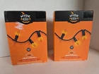 Orange Led Mini String Lights, 100 Ct Per Box, 2 Boxes Halloween Hyde And Eek Open. Price: $15.00.