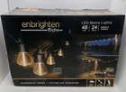 Enbrighten Bistro Led Lights - 48 Feet 24 Bulbs Indoor / Outdoor New Open. Price: $44.95.