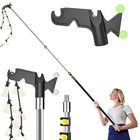 4-12 Ft Christmas Light Telescopic Hanger Pole With Utility Hook, Stand Reach 30 New. Price: $65.97.
