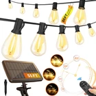 Stright 55FT Solar String Lights Outside Remote Control With Usb Charging Port New. Price: $38.06.