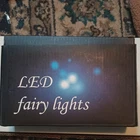 Ollny Led Fairy Lights Warm White Clear Cord Indoor Outdoor With Remote New. Price: $10.00.