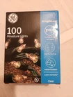 Ge Staybright 100CT Clear Mini String Lights Outdoor, Party,wedding,deck,patio New. Price: $13.49.